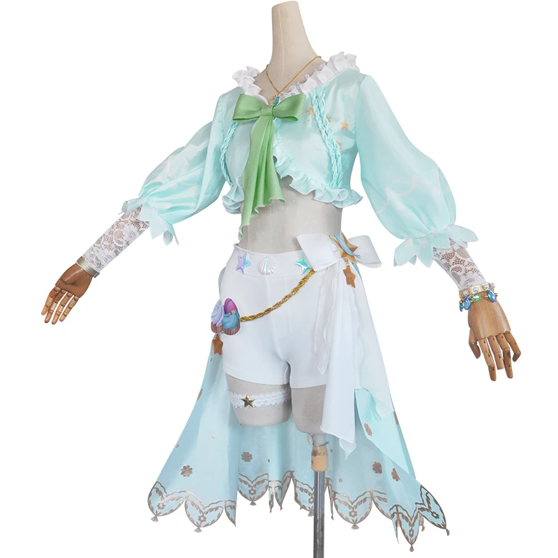 

Bartender Cosplay Demi Bourbon Sea Salt Special Identity V Costume light green Summer Female Skirt G