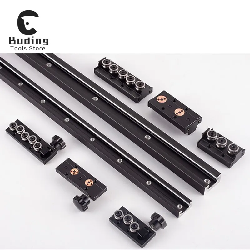 

SGR20 500mm 1000mm Linear Guide Rail SGB15 SGB10 Slide Bearing Block Guideways Rod Set for Engraving Machine CNC Aluminum Parts