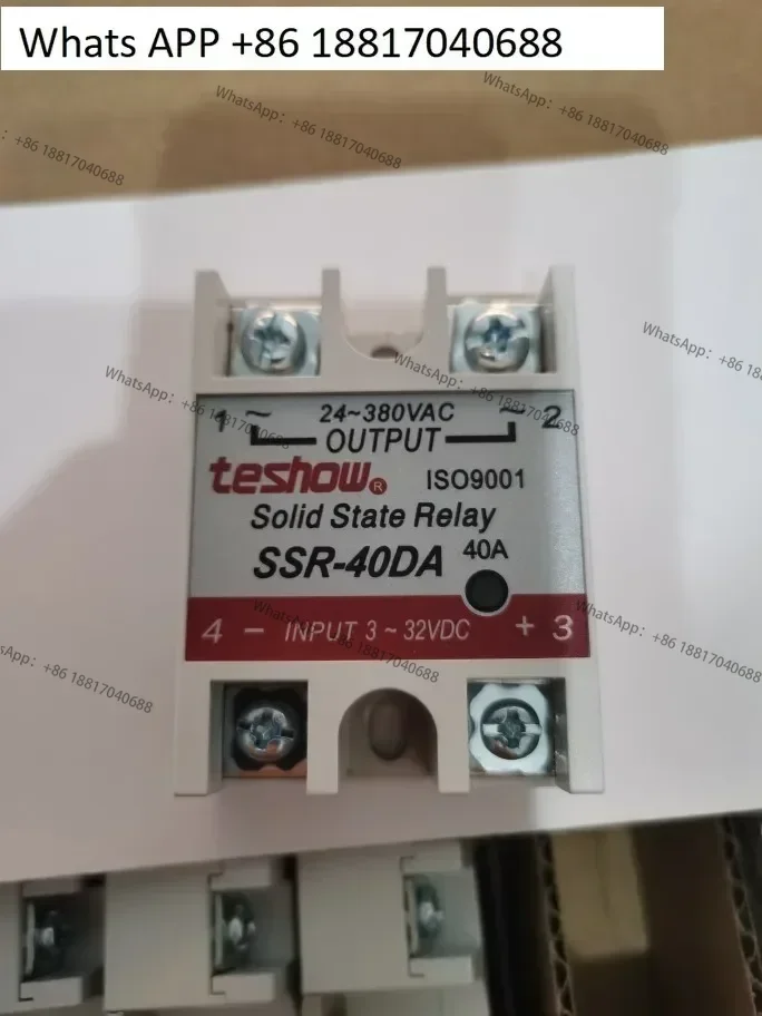 

Shanghai TESHOW SSR-40LA Single Phase Solid State Relay SSR-40DA 60/75/90/100DA