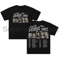 Lucki Gemini Tour 2024 T-shirt Crewneck Short Sleeve Cotton Tee Women Men Streetwear Tops Hip Hop Clothes