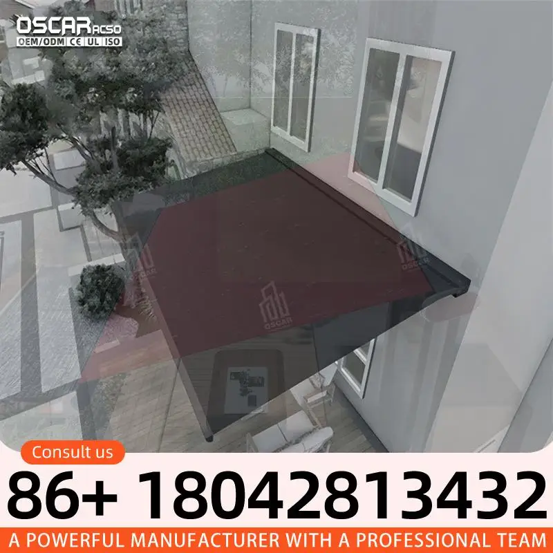 

Стабильный устойчивый непромокаемый солнцезащитный козырек из алюминиевого сплава, уличная жалюзи, беседка для двора, сада, патио, выдвижной тент