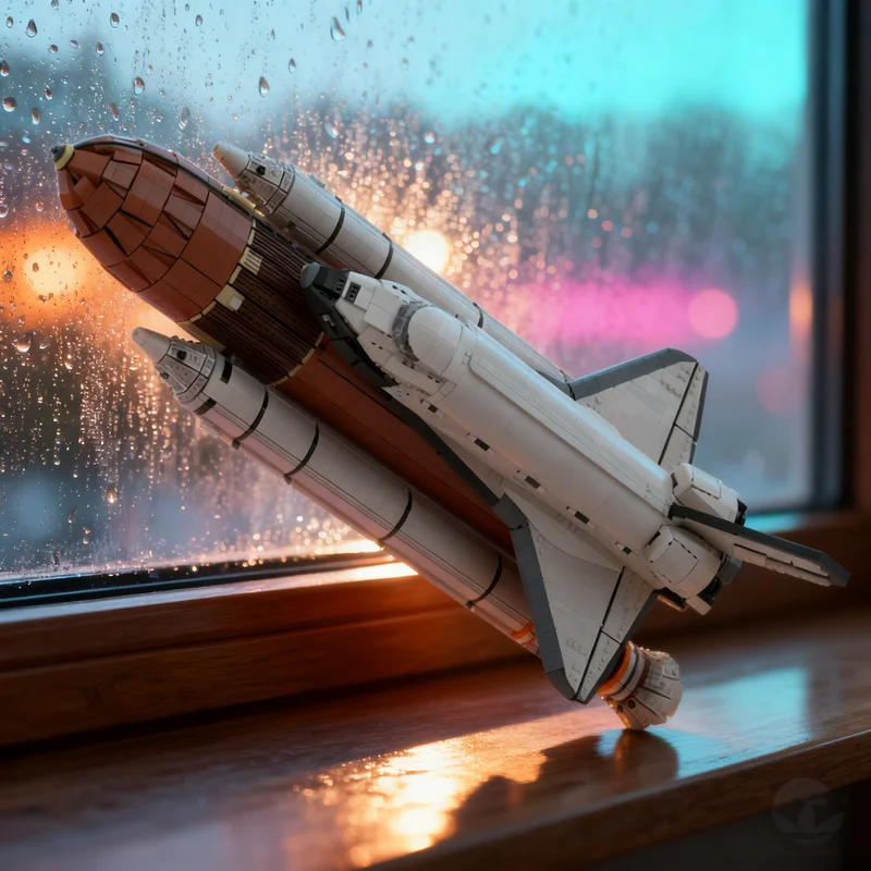 6374 piezas MOC Cohete Espacial NASA Discovery con Tanque de Combustible Externo y SRB, Bloques de Construcción de Modelo Espacial, Regalo Creativo DIY, Decoración para Exhibición, Ensamblaje