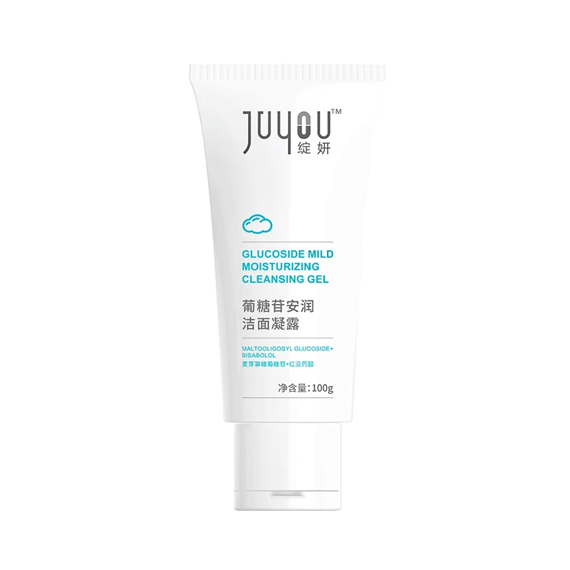 Juyou Deep Face Wash Glucoside Gel For Oily Acne Sensitive Skin Low Irritation Facial Cleanser