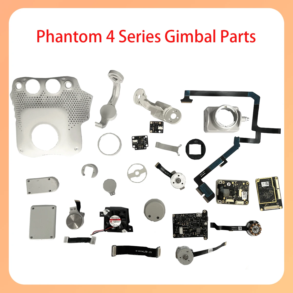 

Original Phantom 4 gimbal universal joint YPR motor upper and lower brackets cable board cover suitable for DJI series drones