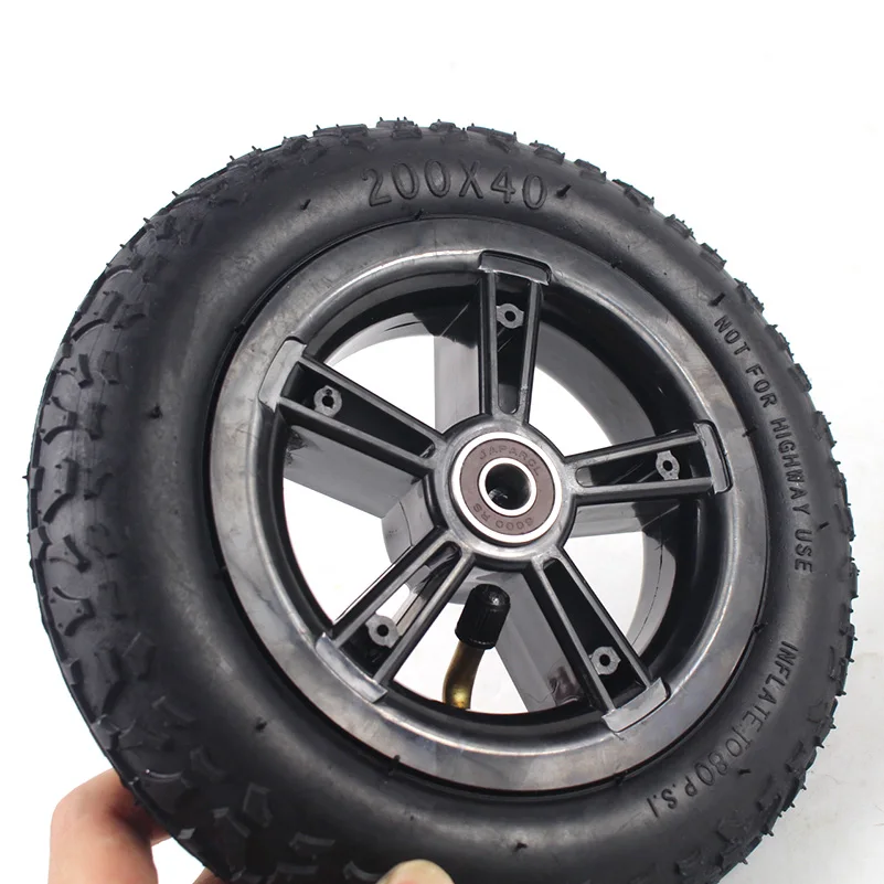 High Performance 200X40 8 Inch Rubber Wheel  Tires Fits Folding Bicycle Electric Scooter Motorcycle Baby\'s Car 200*40 Tyre