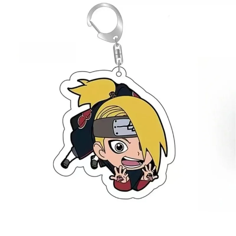 Naruto Schlüsselanhänger Uchiha Sasuke und Uchiha Itachi Neues Kreatives Cartoon-Design Niedlich Einfach und Exquisit Tragbarer Taschenanhänger für Schüler Geschenk – Detail 3