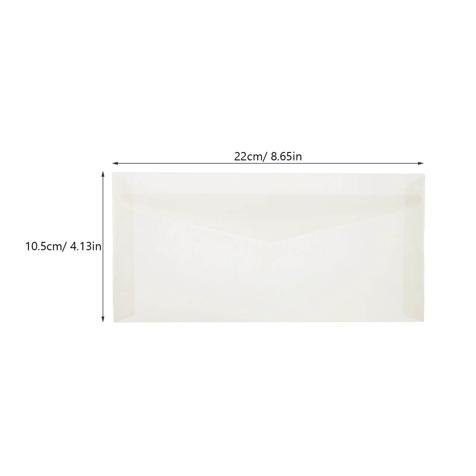 Enveloppes Transparentes en Papier pour InPorter de Mariage, Cadeau pour la Maison, Design Litmus Translucide pour Étudiants, 50 Pièces