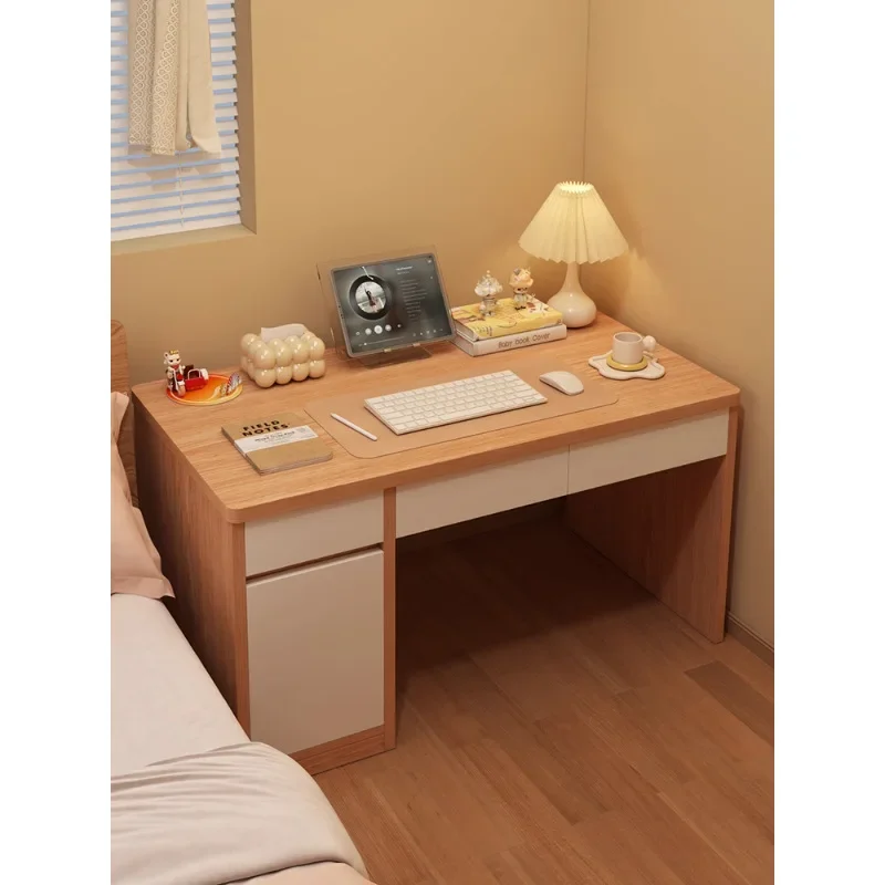 Desk Solid wood core household computer desk Bedroom bedside desk Learning and writing table Simple small apartment table