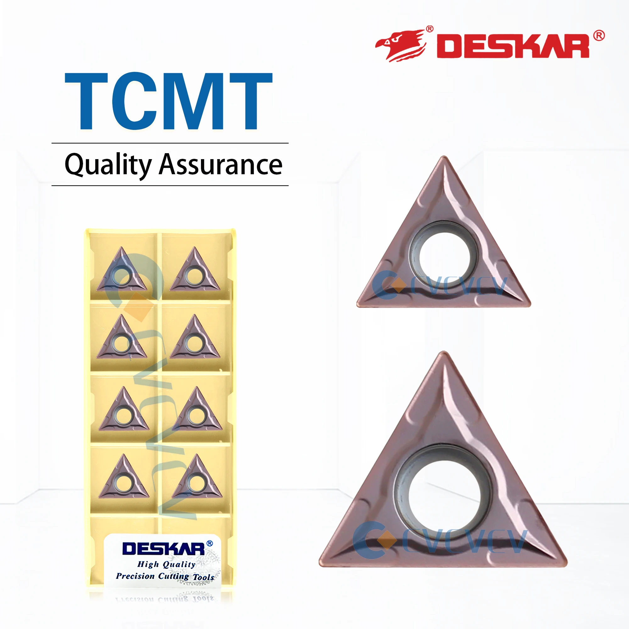 

DESKAR 100% оригинальный токарный станок с ЧПУ, токарные инструменты TCMT 110204/1110208/16T304/16T308 LF6018, используемый для обработки нержавеющей стали