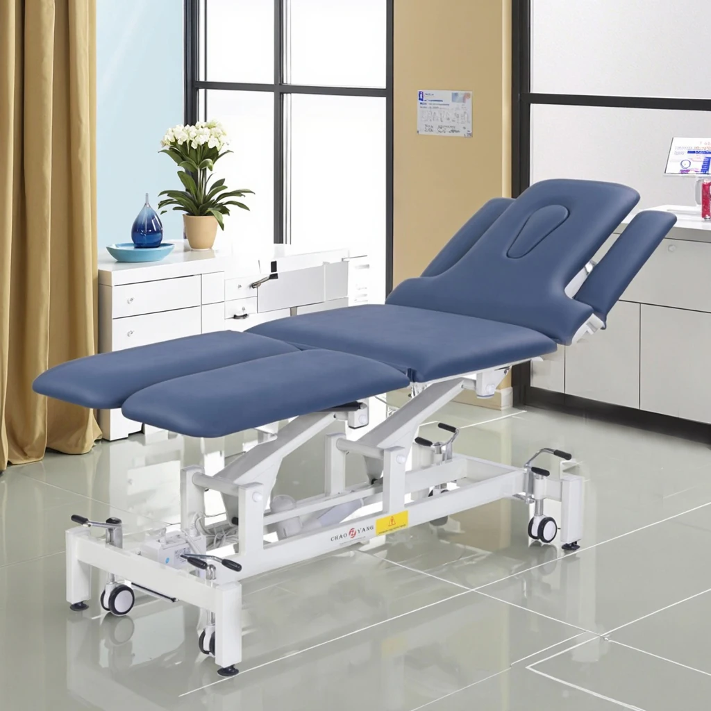 

Deluxe Bone Physiotherapy Inversion Examination Couch Bed Electric Gym Equipment Fitness Massage Treatment Table
