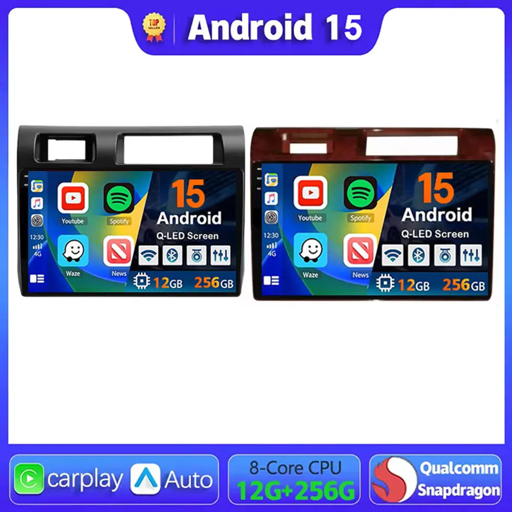 

9" Android 15 Car Radio For Toyota Pickup Land Cruiser LC 70 79 Series 2007-2020 Autoradio Wireless Auto Carplay Multimedia DSP