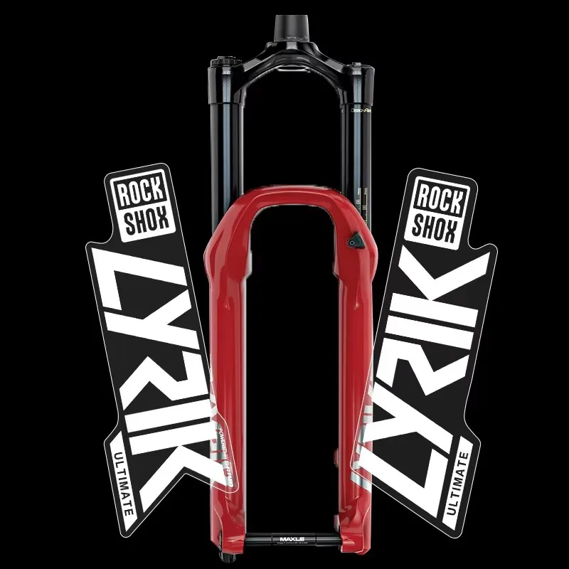 rockshox lyrik front fork decals mountain bike waterproof bicycle decoration DIY mtb cyclig sticker rock shox bmx