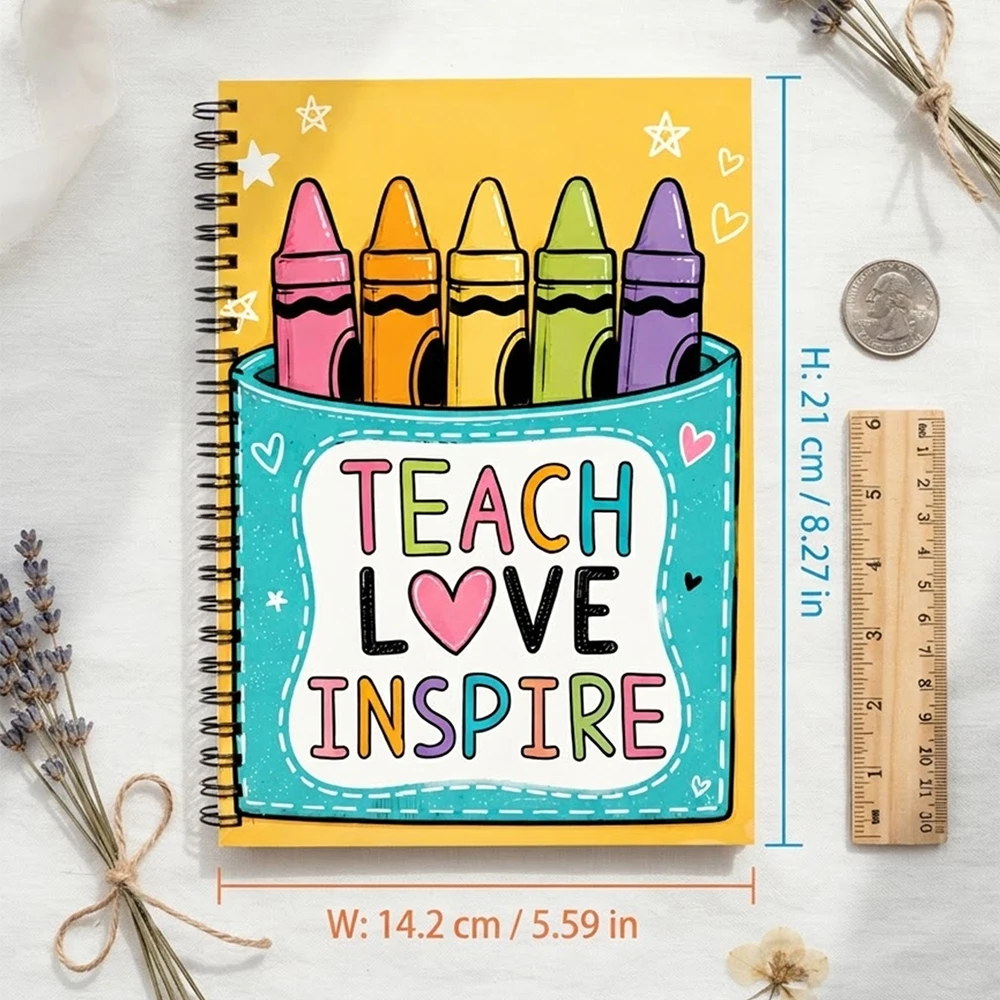Personalized Custom Personalized Name Spiral Notebook,Custom Text Notepad,Teacher Appreciation Gift,Daily Office Supplies