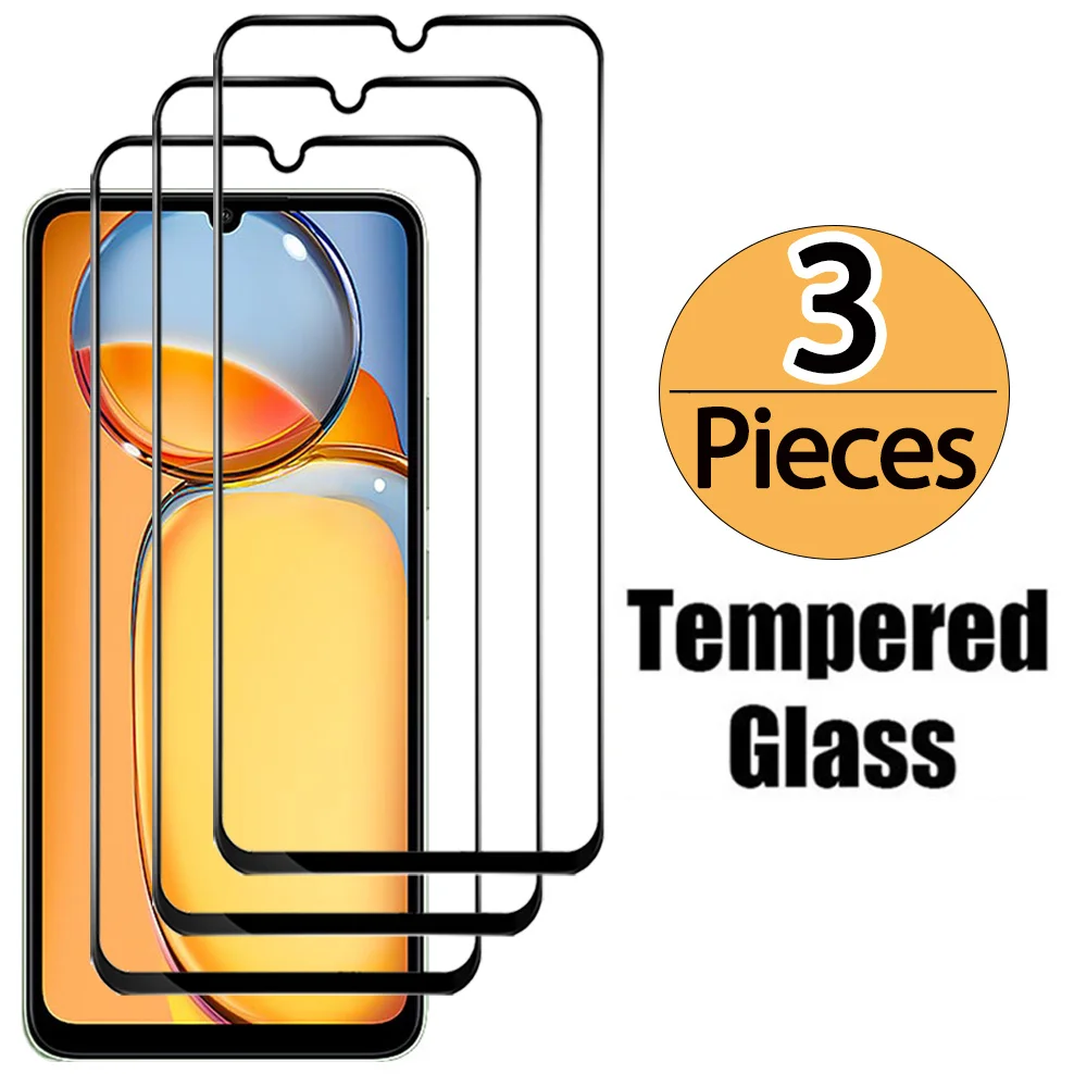 

3 Pcs/Lot,Protective Glass for Redmi-13C 12C 10C 9C Tempered Film Redmi 9C NFC Xiaomi Redmi 12C Screen Protector Redmi 13C Glass