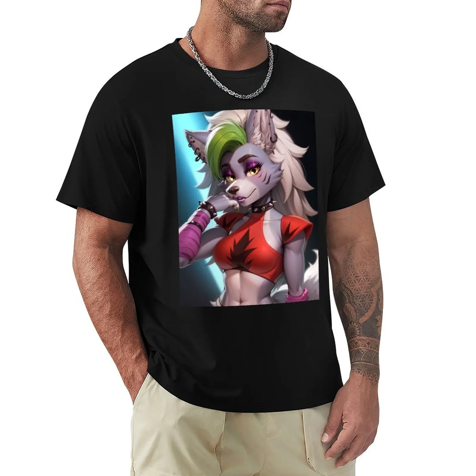 

Roxanne Wolf Idle T-Shirt graphic shirts cotton graphic tees tees tee workout for men