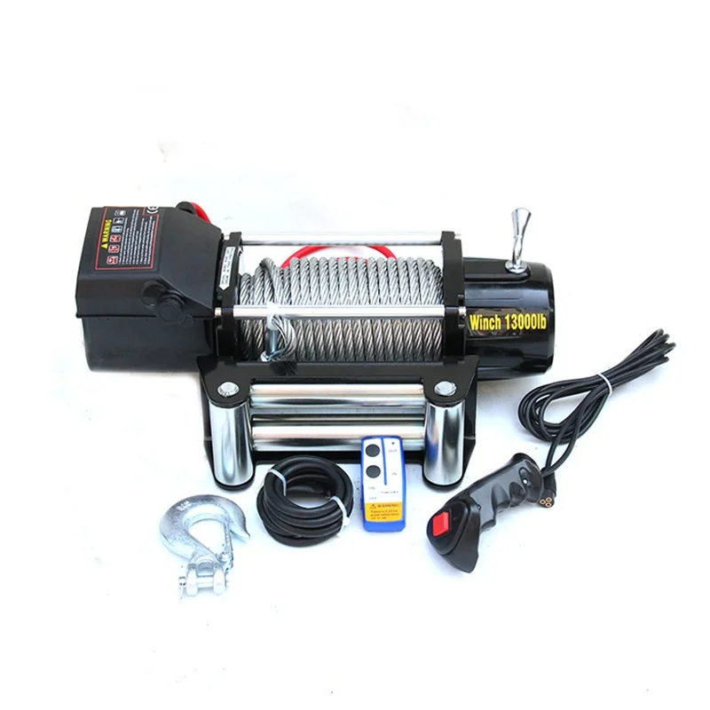 

TXK 12V 24V IP67 Waterproof 2000lbs Car Electric Winch for Autos Truck Car ODM Supported and Self Rescue Clearing Obstacles