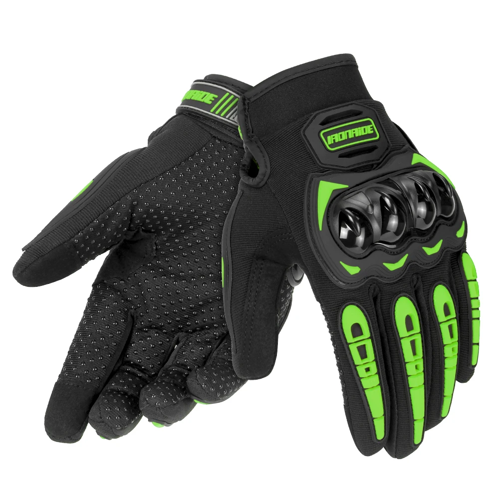 Motorradhandschuhe Tragbarer Moto Motocross Atem Touchscreen Racing Motorrad Fahrrad Schutzausrüstung Sommer Schwarz Blauer Handschuh