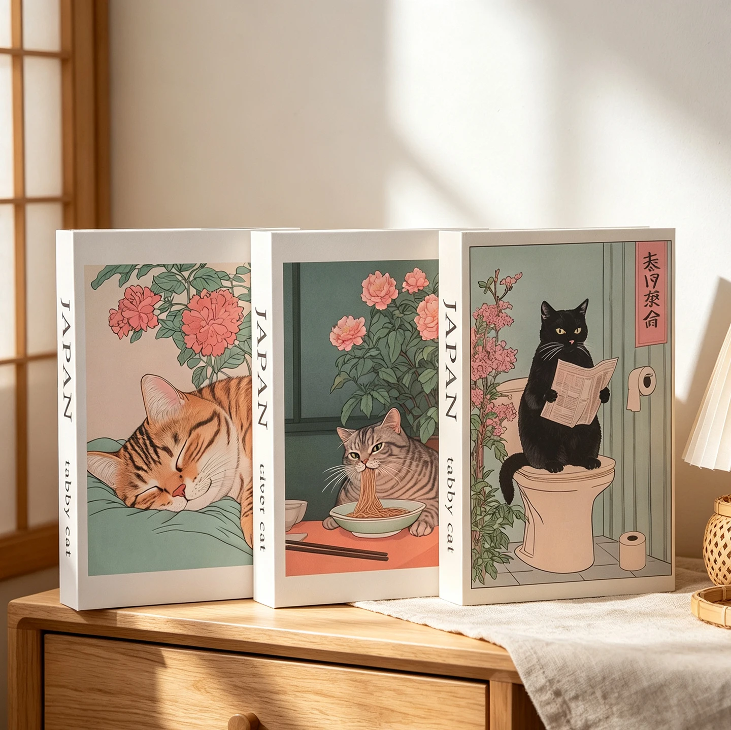 Japanese Lifestyle Books - 3/6 Buah Buku Palsu Lipat Gaya