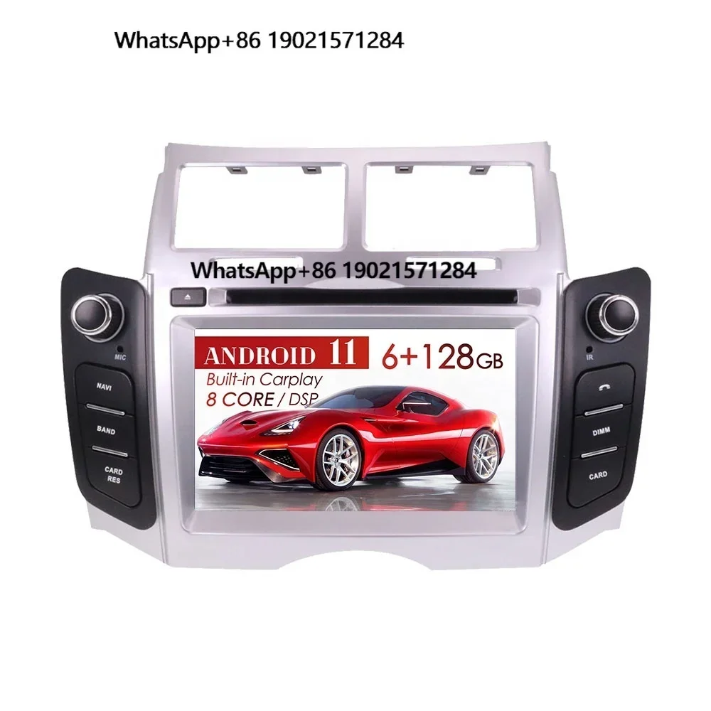 

Carplay 128GB Android 11.0 for Yaris 2005-2011 Car GPS Navigation Auto Stereo Multimedia Player Radio Recorder Head Unit
