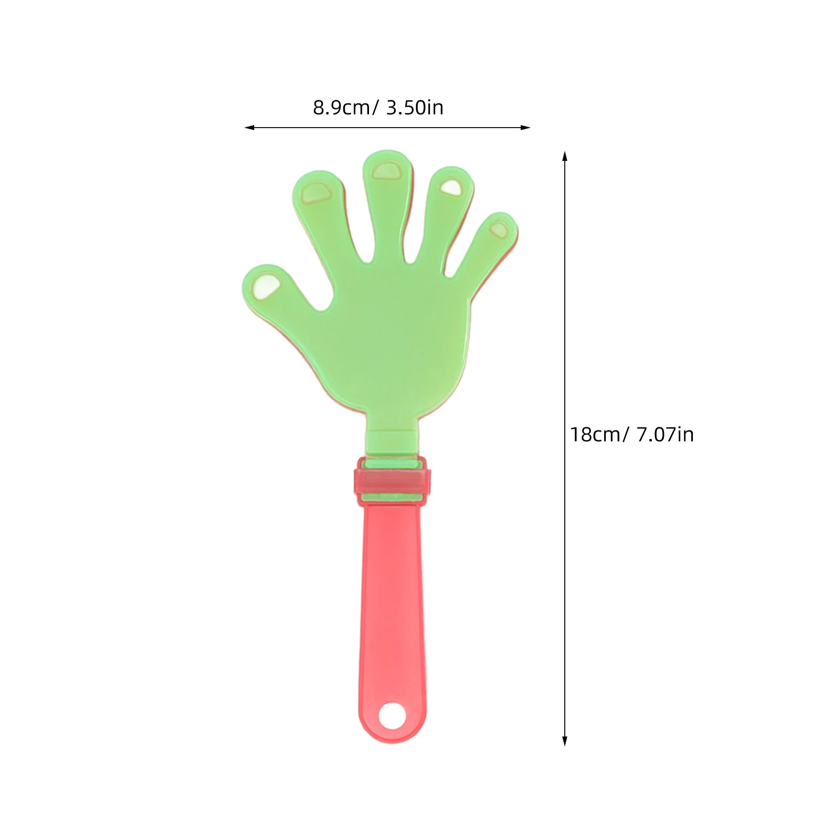 20 Pcs 18CM Hand Clappers Hands Clapping Concert Party Cheering Props Noisemaker Toys Party Favors New Prop for Children Kids