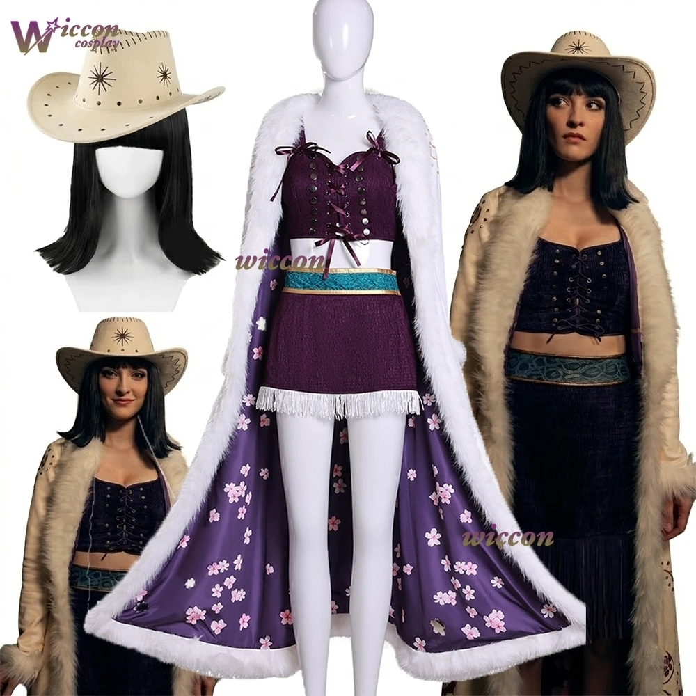 Disfraz de Cosplay Lera Aboa Estilo Nico, Capa y Falda de Robin, Disfraz Completo para Mujer, Halloween, Liva Action