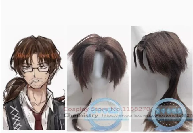 Anime gregor cosplay haar perücke