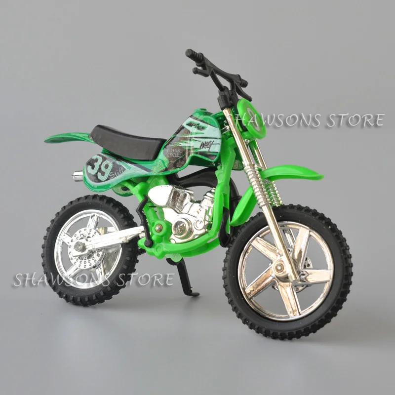 1:18 Scale Diecast Model Motorcycle Toys Off Road Dirt Bike Miniature Replica