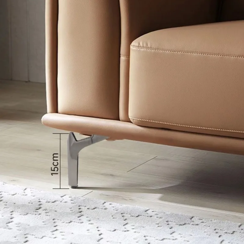 15cm/18cm Black Metal Furniture Legs Light Luxury Sofa Legs Support Feet for TV Cabinet Coffee Table Bed Bathroom Cabinet