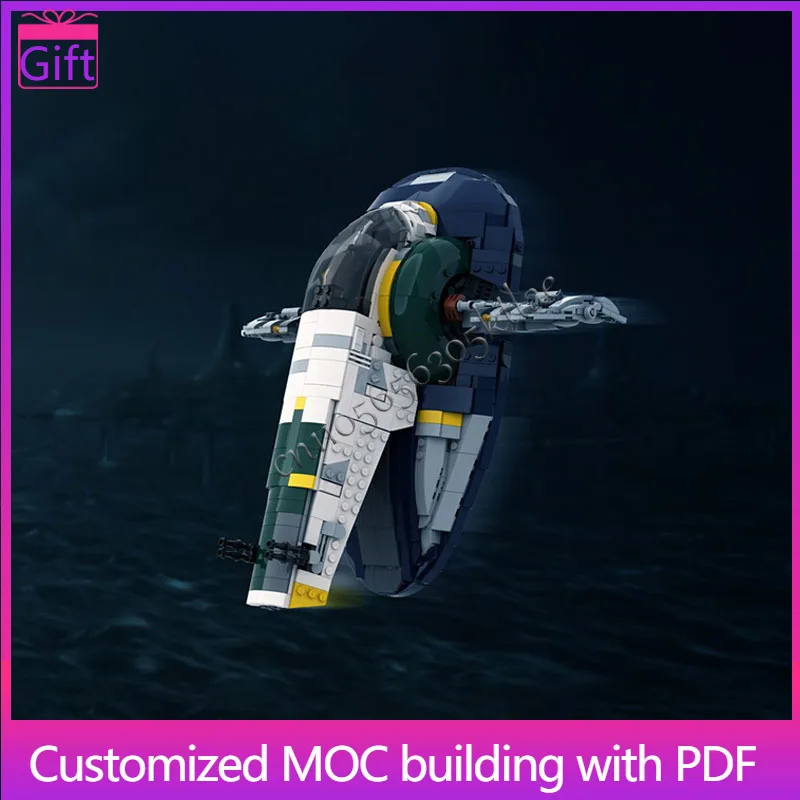 

1464 PCS MOC Creative Customize Spaceship Building Blocks Model Educational DIY Assembly Toys For Kid Christmas & Birthday Gift