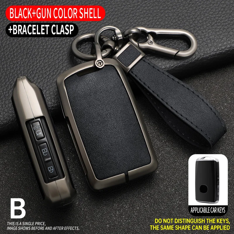 For Mazda 3 Alexa CX30 CX-30 CX-5 CX5 CX3 CX-3 CX8 CX-8 CX9 CX-9 Alloy Car Key Case Cover Shell  Protector Keyless Accessories