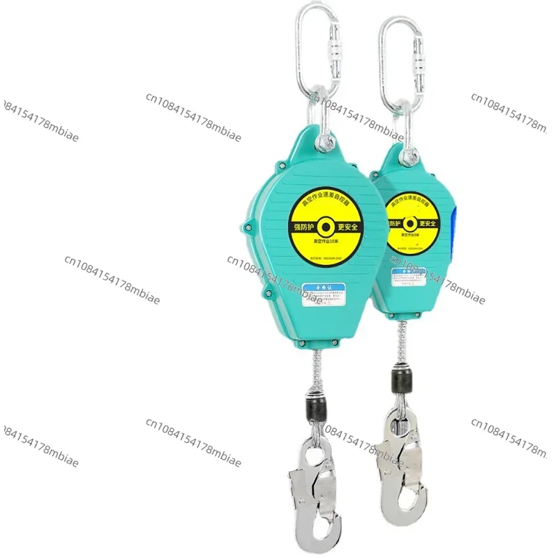 Automatic Retractable Speed Difference Falling Protector Wire Rope Self-Locking Device Aerial Work Safety Belt Safety Rope