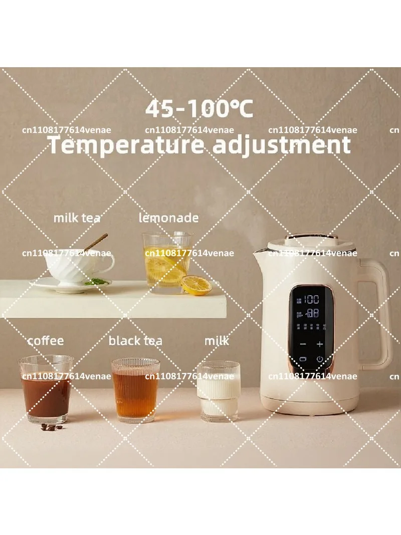 1.5L Electric Kettle - 220V Household Thermostatic Teapot with 304 Stainless Steel Liner, Automatic Heat Preservation
