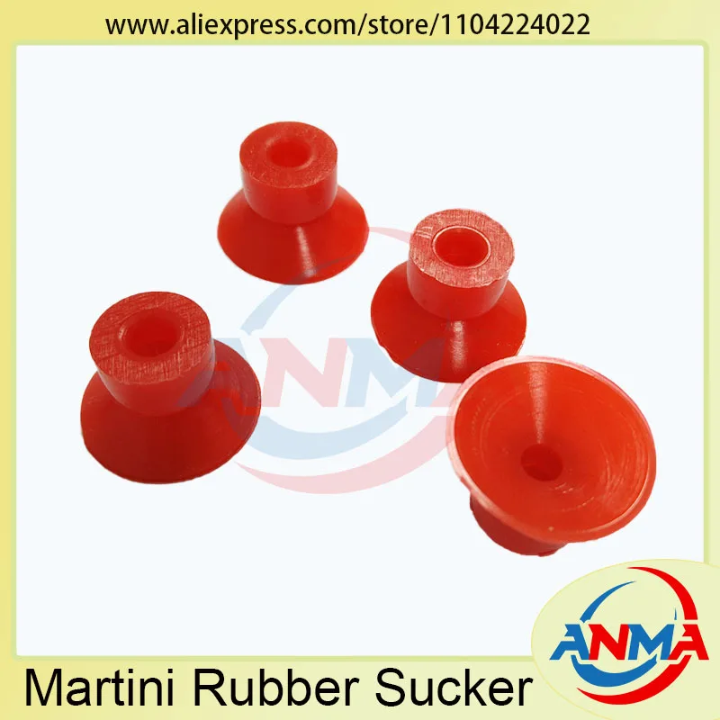 100Pieces Rubber Sucker Diameter 30mm/25mm/23mm/20mm/15mm For Muller Martini Printing Machine Parts