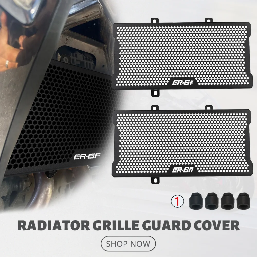 

Motorcycle Accessories Radiator Grille Grill Guard Cover Protector For Kawasaki Ninja 650R ER6N ER6F ER-6N ER-6F ER-6 2016 2015