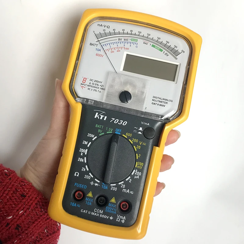 KT7030 dual display, digital pointer dual display, multimeter static digital dynamic pointer