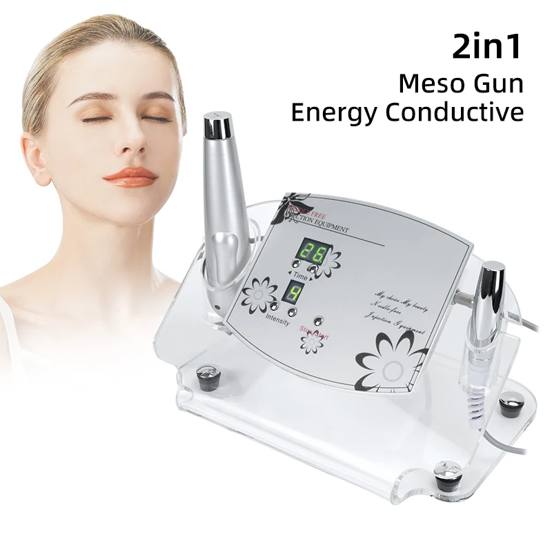 Skin Care No-Needle Mesotherapy Electroporation Beauty Machine For Facial Lifting