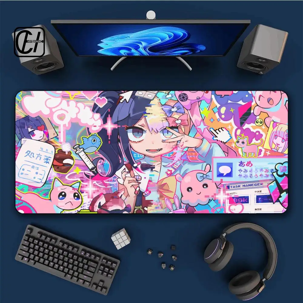 Needy Girl Overdose Mouse Pad HD Mouse Pad Pad Extended Gaming Keyboard  Large Mouse Pad 90x40cm XXL Gamer Desk Mat Carpet