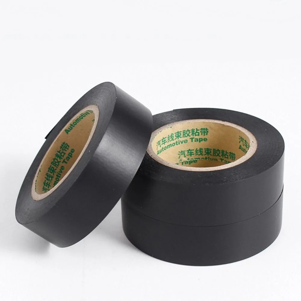New Black Electrical Tape PVC Waterproof Flame Retardant Tape Self-adhesive Electrical Insulation Tape