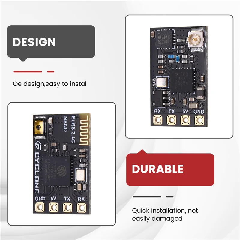 Excelente calidad-ELRS 2,4 Ghz NANO Expresslrs receptor Control de largo alcance alto rendimiento baja latencia Compatible con RC Drone