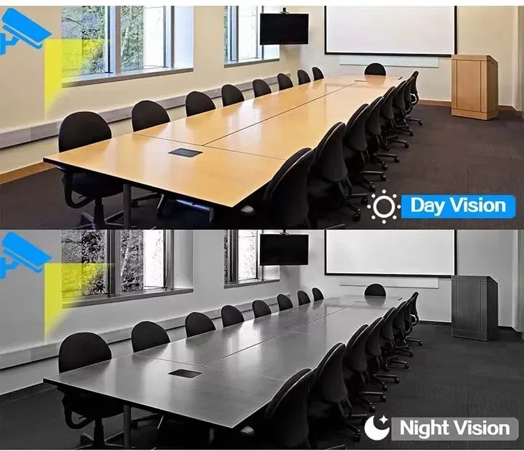 

Rscamtom 4CH CCTV Audio FHD 3MP Outdoor Wifi NVR Kit Motion Detection IP Camera Night Vision Security Camera System