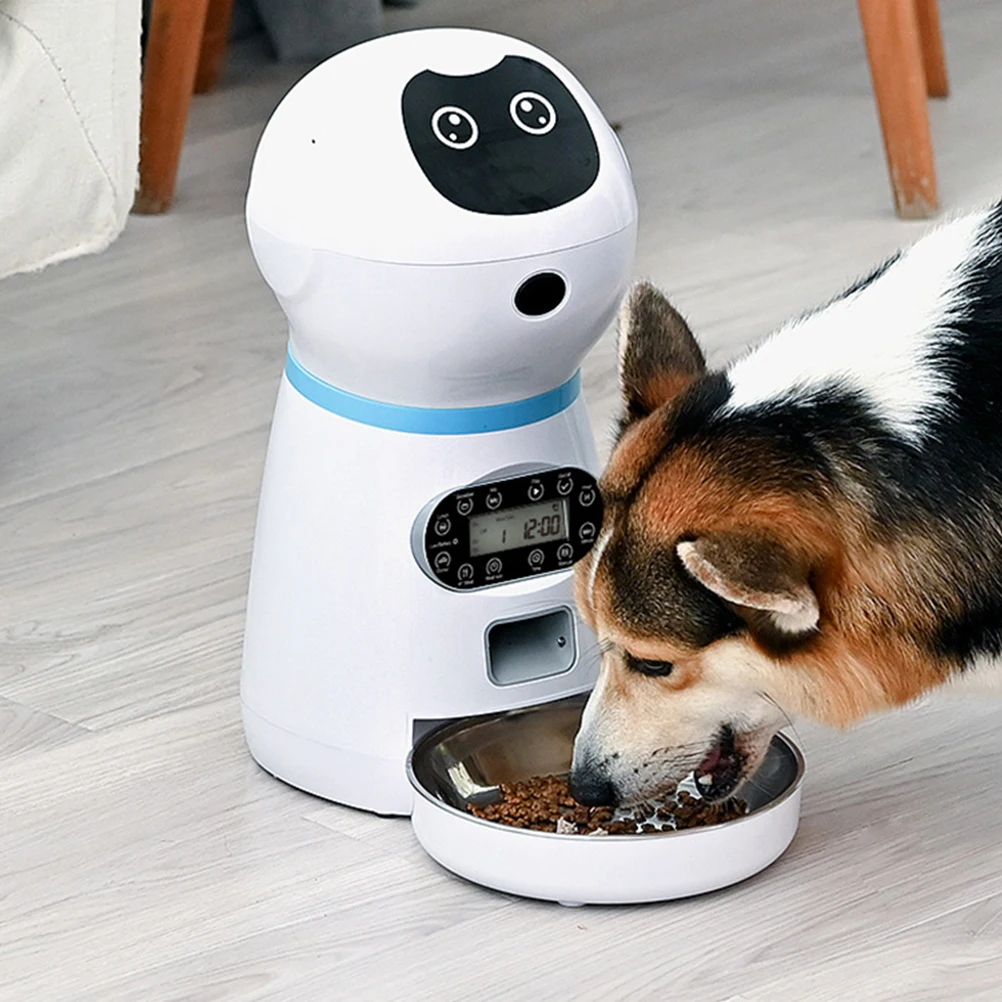 

1 Set Of Timed Cat Usb Intelligent Automatic Feeder Large Capacity Food Dispenser For Cat Dog Puppy Rubber Design Safe