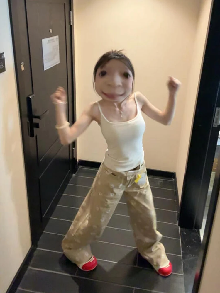 White Strapl Crop T… - image