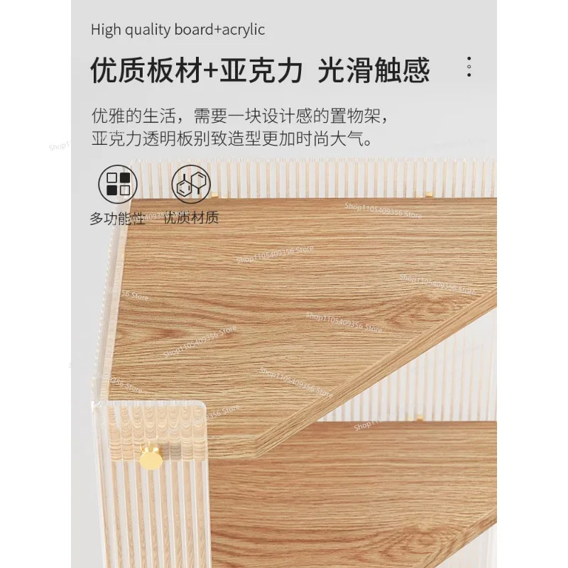 For Acrylic Triangle Shelf Corner Cabinet Corner Cabinet Corner Cabinet Floor