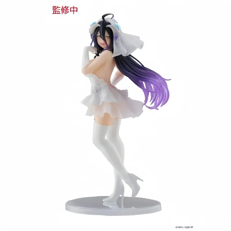 Figur Anime Asli Bandai Taito Albedo Coreful Overlord Patung Aksi Mainan PVC Boneka Model Kolektor