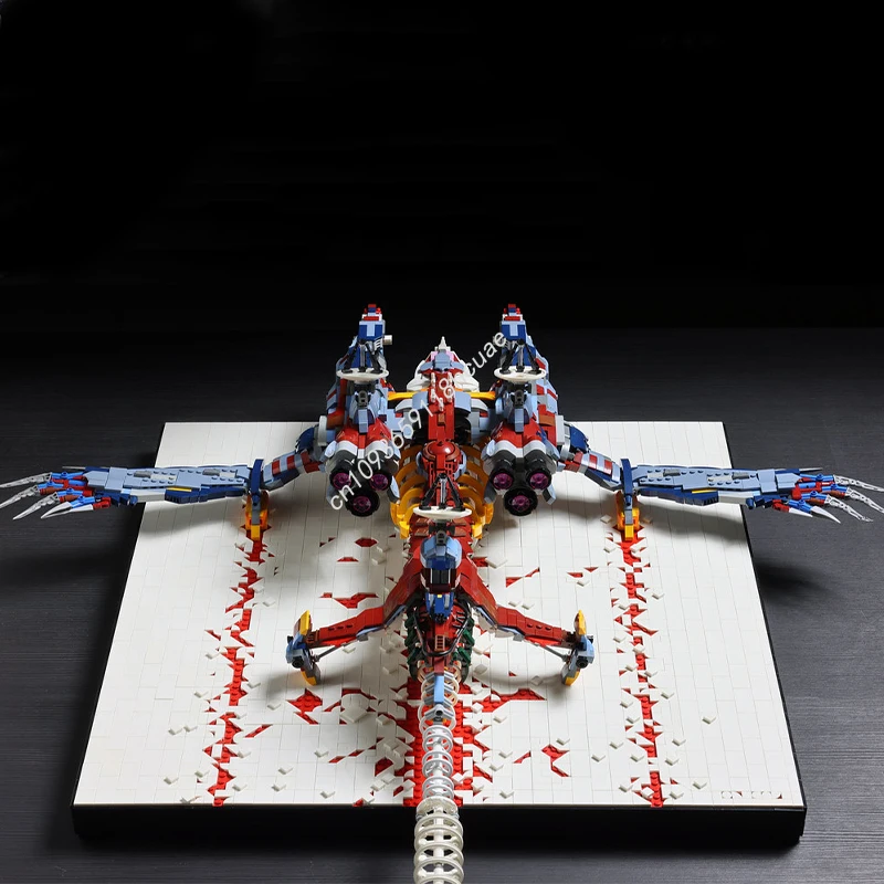 

6978 шт. MOC Evangelion AAA Wunder Gliding on The L граничные строительные блоки STEM Рождественская игрушка в подарок