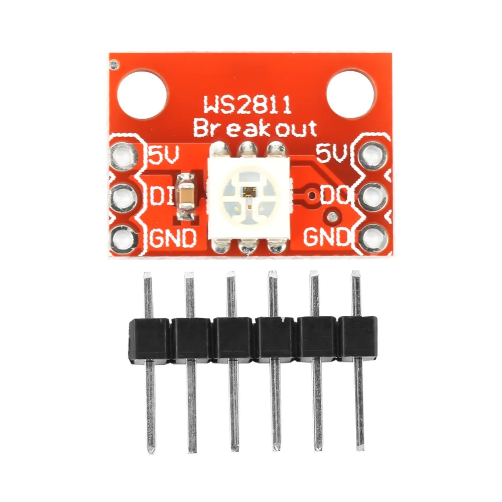 5PCS 17.7* 12.5* 3.2mm Breakout Board WS2811 WS2812 Chip LED Breakout Module 5050 RGB LED RGB Breakout Board