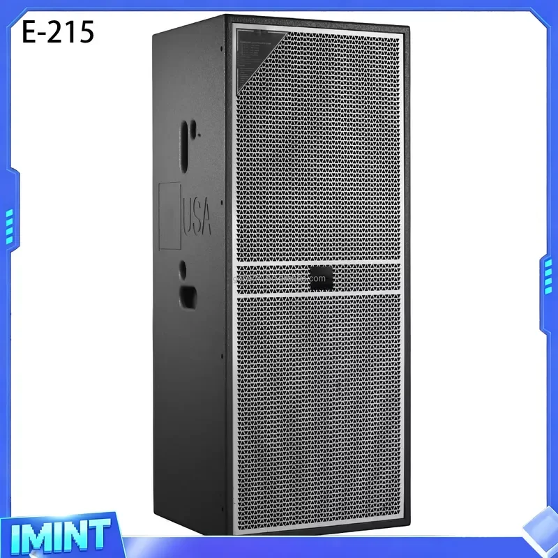 Gooermi E-215 15-inch 2-Channel 8-Ohm AC Passive Neodymium Metal Surround Sound Speaker-Professional PA/FOH Stage Use Durable