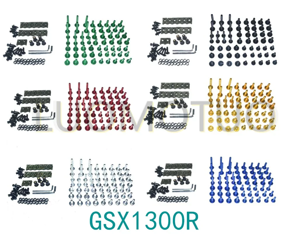 

CNC Complete Fairing Bolts Bodywork Screws Nuts Kit For GSX1300R 1999-2013