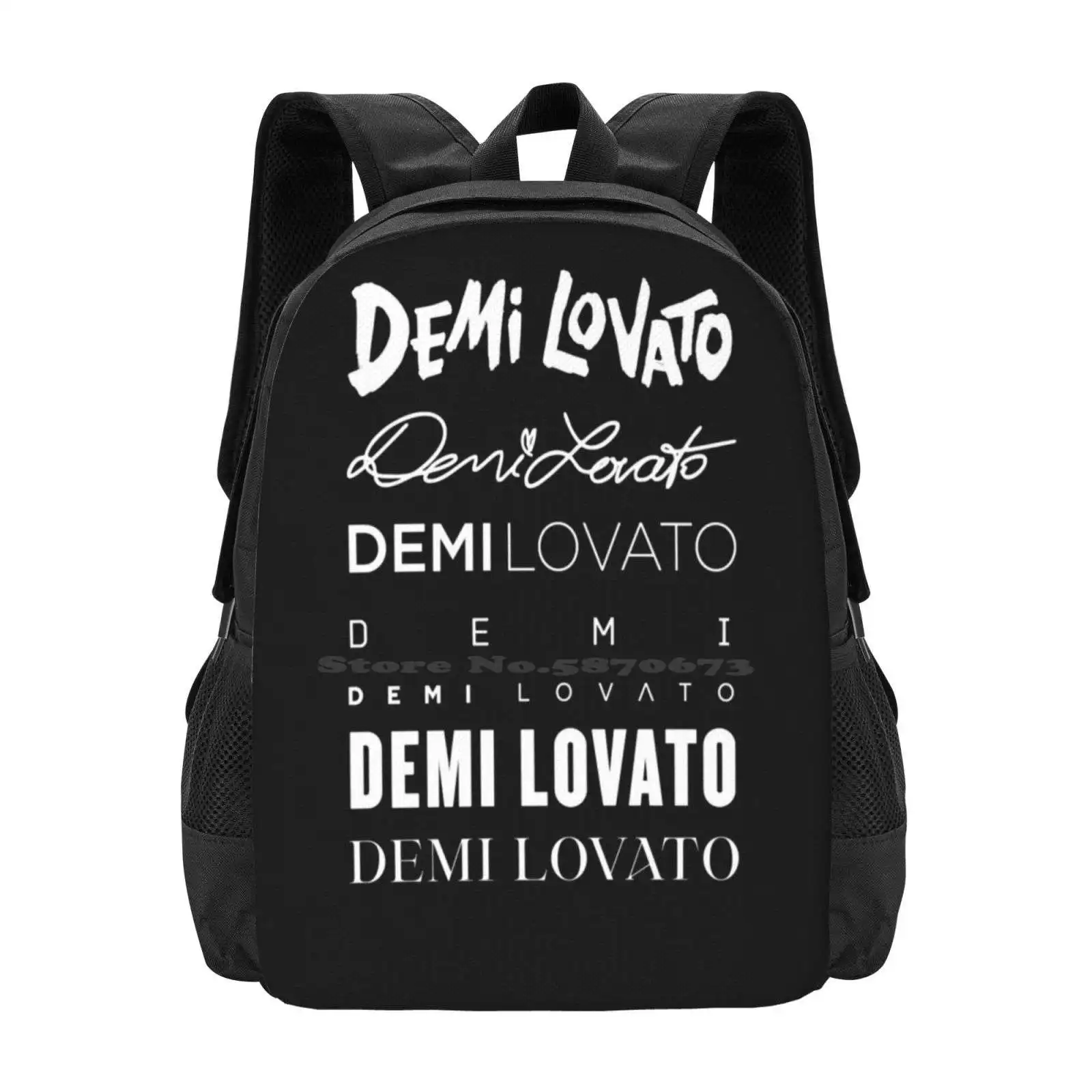 Demi Lovato All Albums Hot Sale Schoolbag Backpack Fashion Bags Lovaticwear Lovatics Demi Lovato The Art Of Starting Over Demi