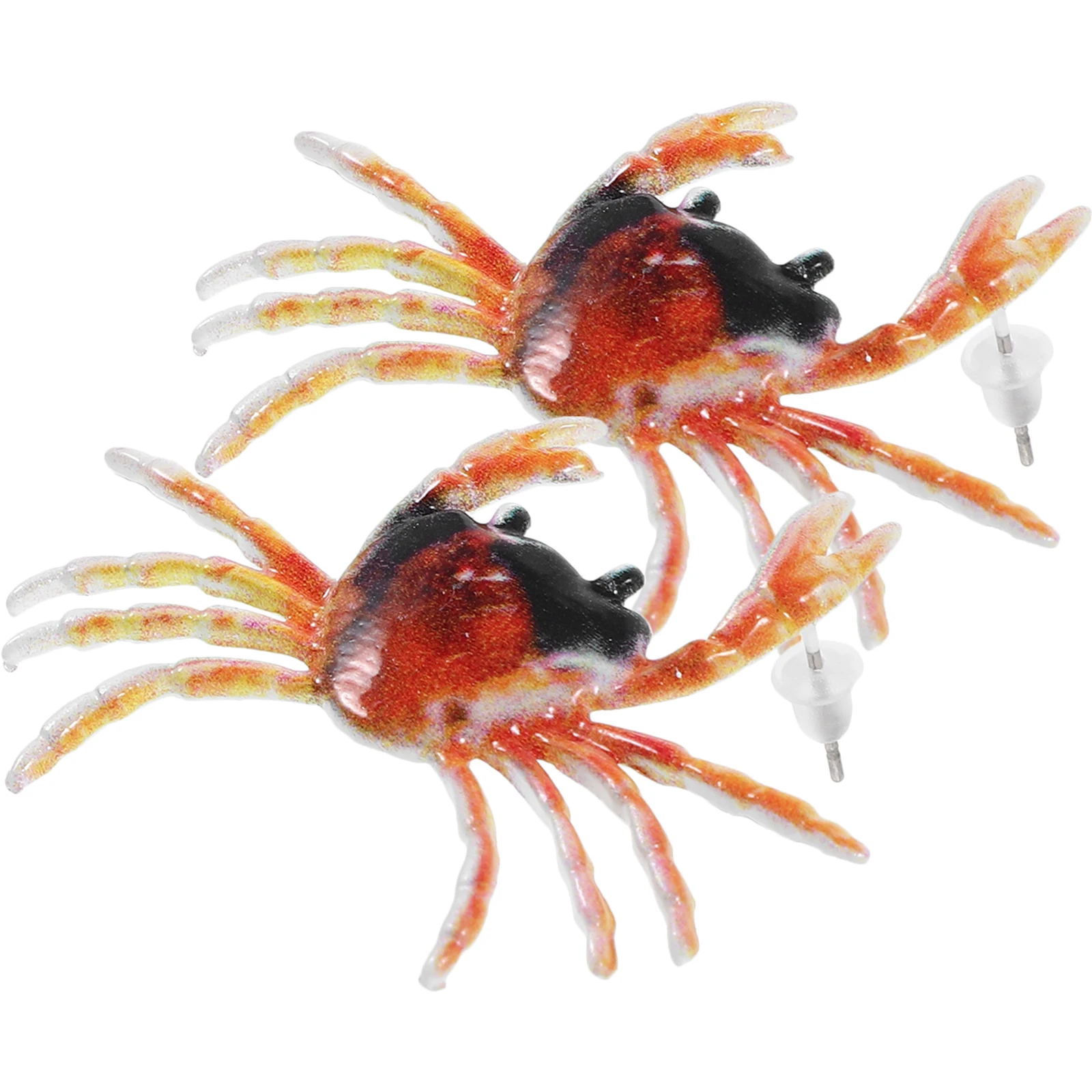 

Crab Women Jewelry Trendy Metal Stud Versatile Occasions Metal Earrings Crab Earrings For Women Durable Materials